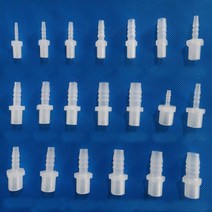 튜브 호스 니플 PP [튜빙 커넥터 피팅 연결관 밸브 콘넥터 닛블 니쁠 일자 1자 플라스틱], HN-11114(10개/팩)