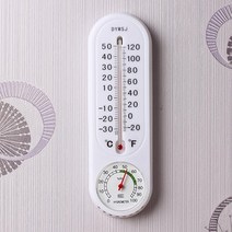 학교 과학실 병원 심플 벽걸이 온도계 간편 사용편리 차량 욕실 온습계 날씨 실험실, 1개