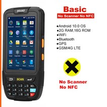 CW800 휴대용 PDA 바코드 스캐너 안드로이드 7.0 모바일 데이터 터미널 재고 창고 관리 POS 시스템 1D 2D, 14 NO Scanner No NFC_04 EU
