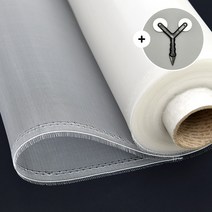 에코아일 미세먼지 방충망 롤 촘촘망 창문 셀프 교체 화이트 1M 5M 30M, 02. 초미세촘촘망(폭 x 길이), 1개