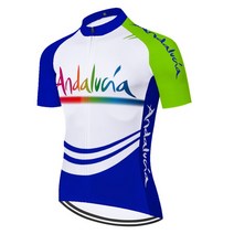 하키복 반티 하키 Proteam andalcia Maillot Ciclismo Hombre Verano 여름 빠른 건조 스페인 Camisa, jersey 1+XS