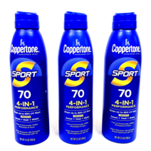 선크림 3팩 코퍼톤 스포츠 SPF 70 4in1 방수 선크림 스프레이 EXP 4/25