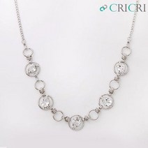 커스텀목걸이 커스텀쥬얼리 목걸이 기념일선물 CRICRI 젬마 스와로브스키 크리스탈 제작 (제스트)_973EA