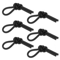 3-4pack 6 개 유연한 테니스 라켓 진동 감쇠기 세트 블랙, 3개, 실리카겔, 검은 색