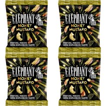 (독일직배) 알카 엘리펀트 메테오리찌 프레첼 피스 허니 머스타드 스낵 과자 125g 4팩 Alka Elephant Meteoritzi Pretzel Pieces Honey & Mu