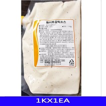 u잇템Peq-1313r화이트 갈릭소스 마늘소스 바로푸드 1K 1개_Ue3547s, 1