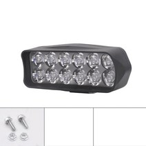 전기자전거 부품 12v 80v 오토바이 81216 led 헤드 라이트 슈퍼 밝은 세발 램프 hree wheeled 배터리 자동차 강한 빛, 12LED, 02 Type A 12LED, 한개옵션1