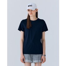 23SS 네이비 단색 면 반팔티셔츠 HSTS3BC39N2