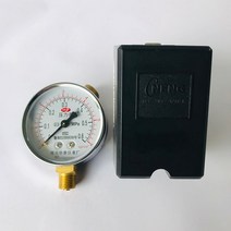 가정용 워터펌프 펌프압력 탱크 타워리스 컨트롤러 가정용 부스터 펌프 잠수정 펌프 80, 업그레이드된 압력 스위치 + 압력 게이지