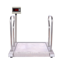 업소용 산업 병원 요양원 큰 휠체어 전자저울 체중계, 201 스테인리스 500kg ㅡ 0.1kg