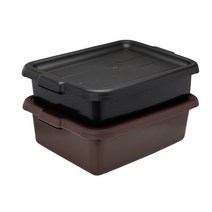 식당용 뷔폐용 업소용 호텔용 짬통 수거통 설거지통 분류통 다용도 식기수거함, 검정색, 포함