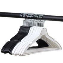 논슬립옷걸이 20개, 논슬립옷걸이-화이트