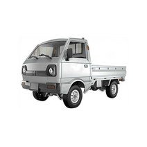 RC WPL D12 2륜 스케일트럭 무선조종카 온로드, 실버 로드블록  (약 90분)