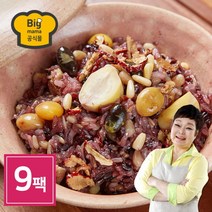 [빅마마 공식몰] 빅마마 이혜정의 꽉찬 수제 영양밥 9팩 (120g x 9개), 1세트