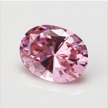 거대한 비가열 56.58ct VVS 핑크 지르콘 18X25MM 타원형 컷 AAAA 느슨한 보석