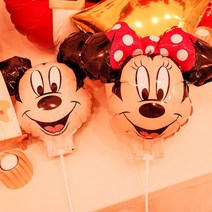 미키 & 미니 쫀쫀 스틱벌룬 (one size) - Micky & Minnie Stick Balloons, 미니마우스