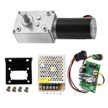 웜기어 베벨 체인 31ZY 감속 모터 DC 12V/24V 70kg.cm 대형 토크 고출력 웜기어 회전 테이블 도어 자동 잠, [09] 12V 260rpm, [05] Package E