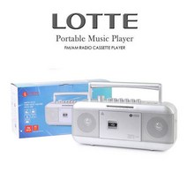 롯데알미늄 카세트플레이어 롯데 포터블카세트핑키80NE라디오녹음AUX기능 4W8226D2, 1개, 1개