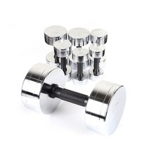 프로모릭스 국내생산 고급 크롬 도금 아령 덤벨 1개, 10kg