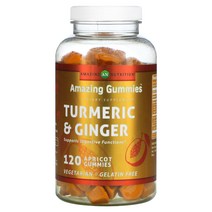 AMAZING GUMMIES 강황 생강 살구 구미젤리 120개