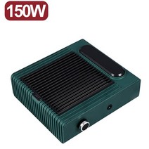 재사용 가능한 필터가있는 매니큐어 용 150W 고출력 네일 집진기 네일 클리닝 팬 조절 식 풍력 네일 아트, 03 Green_02 EU