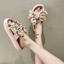 왕리본 슬리퍼 실내화 층간소음 사무실 학생 회사원 직장인 귀여운 발편한