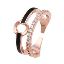 라울스톤 14Kgp 로즈골드 프리사이즈 패션 데일리 큐빅 반지 30종