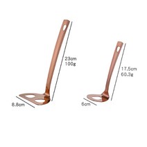 1 /2Pcs 감자 분쇄기 스테인레스 스틸 부드럽게 으깬 감자 과일 야채 도구 프레스 크러셔 주방 도구, B-Rose Gold 2pc