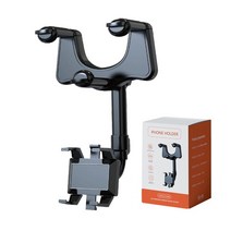 스마트 룸미러 룸미러 일체형 브랙박스 DVR 스마트미러 룸미러모니터 360 ° 회전식 개폐식 자동차 전화 홀, 01 Black Upgrade