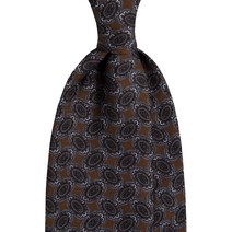 이태리 꼬모실크 스포데라토 플라워빈 올오버 브라운