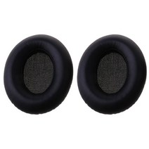 1 페어 이어폰 이어 패드 스폰지 소프트 폼 쿠션 교체 TAOTRONICS TT-BH060 헤드폰, 검은색