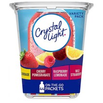 Crystal Light 크리스탈라이트 4가지맛 혼합음료 분말팩 44개입