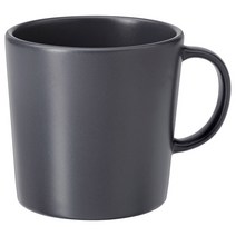 이케아 디네라 머그컵 300ml 다크그레이 9cm, 이미지참조