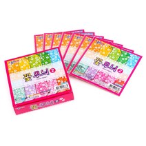 학용품 문구 20개입 색종이 꽃무늬색종이 양면 70144EA