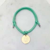 변색없는 레인보우인식줄 반려동물 목걸이 인식표 강아지인식줄 고양이인식표 써지컬펜던트, 소프트그린