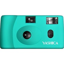 YASHICA [필름 카메라]YASHICA MF-1 Camera Turquoise with Yashica 400 터키석