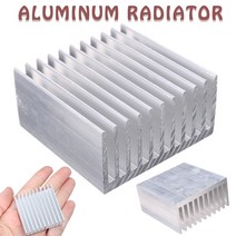 흰색 알루미늄 라디에이터 방열판 11 치아 Mayitr 내구성 쿨러 40mm x 1 개, 한개옵션0