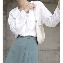 슈팅스타 / 레이스 라운드카라 앙팡 블라우스