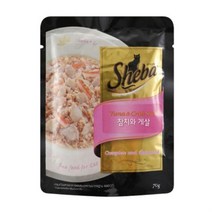 고양이사료 쉬바 참치와 게살 파우치 70g 1P 습식 주식 건강 영양 전연령