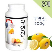클럽네이처 오스트리아 구연산 식용구연산 500g, 3개