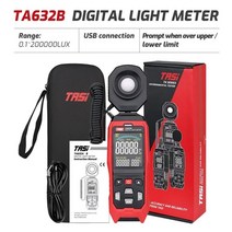 조도계 광량측정계 조도센서 조도측정기 디지털 tasi ta8131ta8133 사진 분할, ta632b(USB)