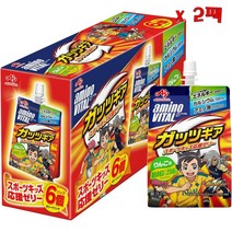 Amino Vital Jelly Drink Guts Gear Apple Flavor 아미노 바이탈 아미노 바이탈 젤리 드링크 거트 기어 애플 맛 250g 6개입 2팩