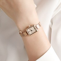 쥴리어스 여성용 사각 손목 메탈 메쉬 시계 JA-1153