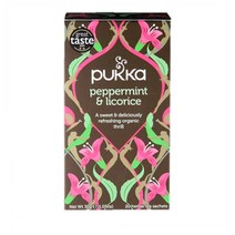 Pukka 푸카 페퍼민트 리커리쉬 감초 티 차 20티백 30g 3팩