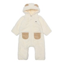 [블루독베이비8] FW23 COZY퍼우주복 HJ 43A1360003 (BLUEDOG BABY 유아 출산 백일 선물 도트 강아지 내복)