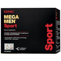 GNC 메가맨 스포츠 비타팩 (30비타팩), 단품, 단품