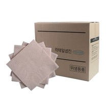 크라운포장 칵테일 냅킨 갈색 10 000매 디너 업소용 핸드타올 식탁매트 식당 카페 음식점 고급 휴지 티슈, 10000매