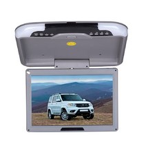 네비게이션 차량용모니터 차량용tv LCD TFT 자동차 천장 모니터 플립 다운 루프 마운트 LED 디지털 와이드 스크린 13 인치, [01] Black
