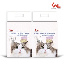 씨엔앨라이프 프리미엄 고양이 두부 모래 라벤더향 7L, 2개