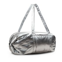 REPETTO Padded nylon duffel bag Size L B0233N-020 Silver